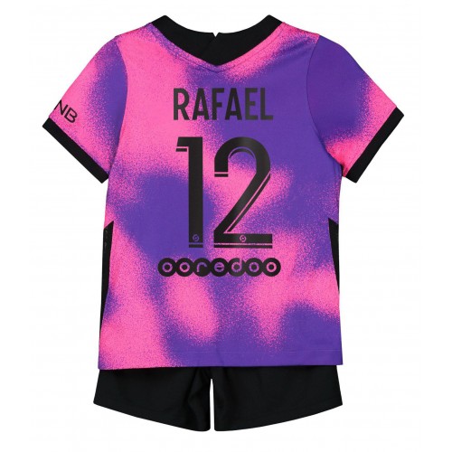 Paris Saint-Germain PSG Fodboldtrøjer Rafinha 12 Børn Fourth Jordan 2021 Kort ærmer Paris Saint-Germain PSG Fodboldtrøjer Rafinha 12 Børn Fourth Jordan 2021 Kort ærmer